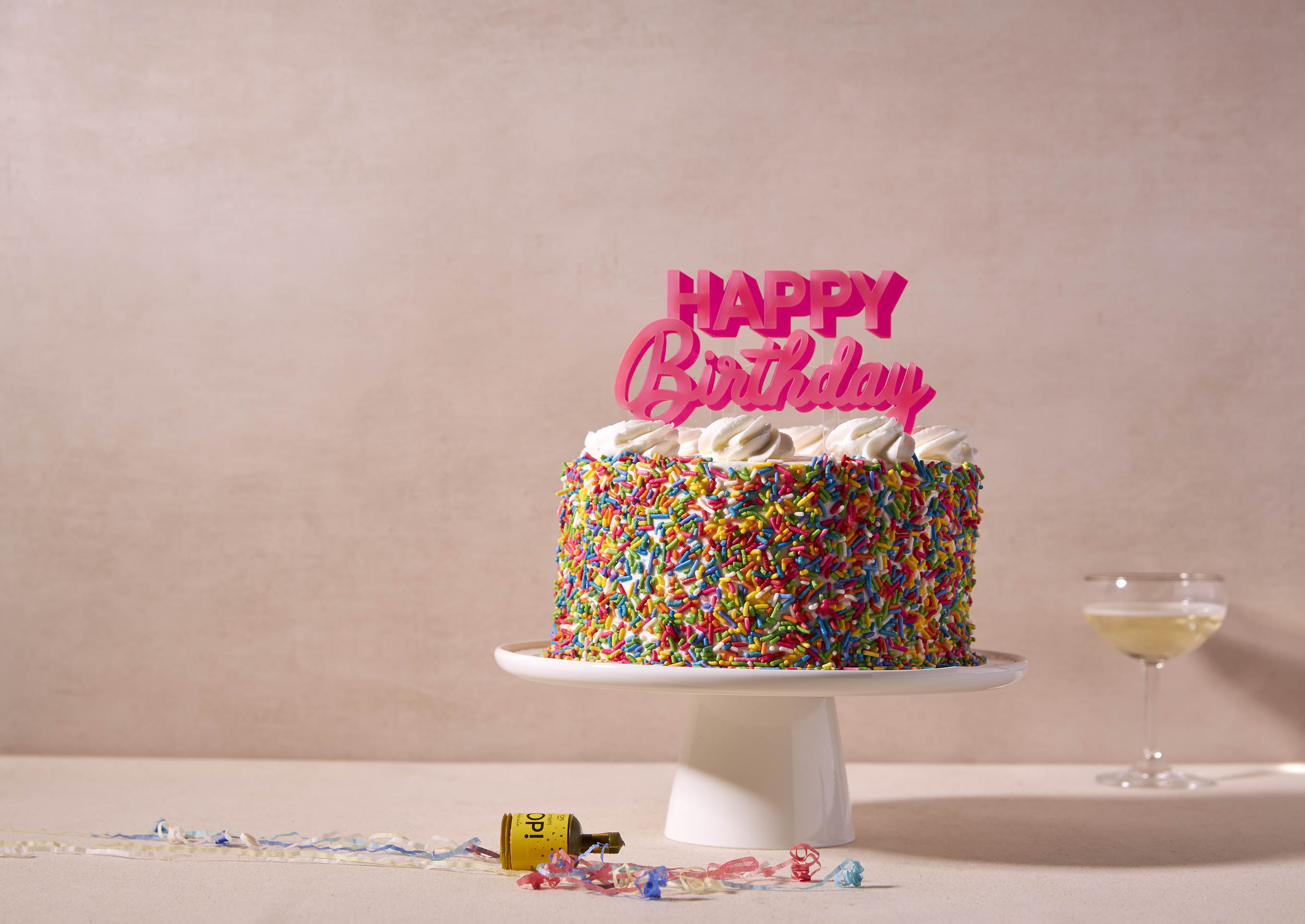 Acrylic Happy Birthday Cake Topper – Feste